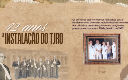 Poder Judiciário de RO completa 42 anos no dia 25 de janeiro