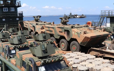 Blindados chegam a Roraima e reforçam fronteira com Venezuela e Guiana