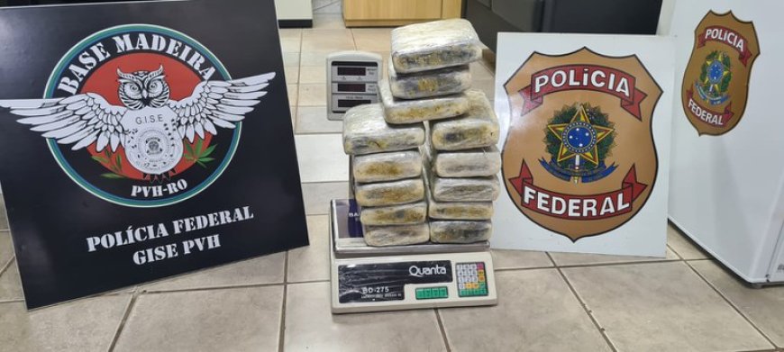 PF realiza prisão por tráfico de drogas no aeroporto de Porto Velho/RO