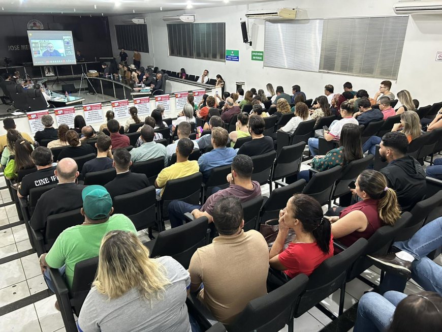 Vereadores de Ariquemes participam de audiência pública para debater sobre CONAE 2024 e PNE 2024-2034