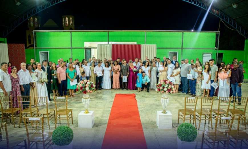 Justiça Itinerante: Casamentos comunitários em Cujubim e Alto Paraíso celebram a união de 108 casais