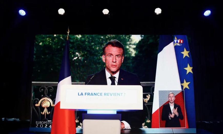 Macron dissolve parlamento e convoca eleição legislativa na França após fortalecimento da extrema-direita