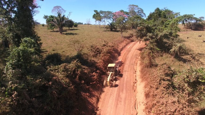 Melhorias na Rodovia-387 garantem escoamento da produção na divisa de Rondônia com o Mato Grosso