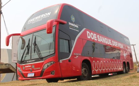 Unidade móvel passa a fortalecer ações de coleta de sangue desenvolvidas pelo Governo de RO