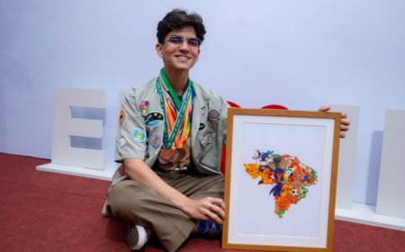 Aluno da Rede Pública de Ensino de Rondônia é campeão em Concurso Nacional de Desenho, em Brasília