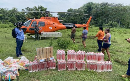 Operações para levar suprimentos às comunidades isoladas atingidas pela seca são intensificadas pelo governo de RO