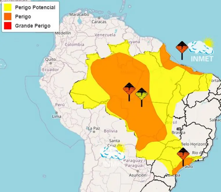 Porto Velho tem alerta para fortes chuvas até neste sábado