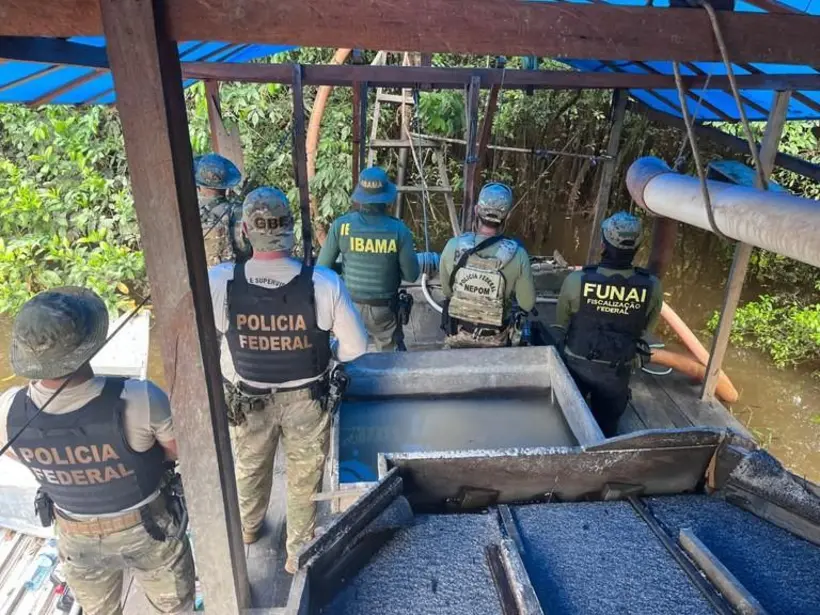 PF, Ibama e Funai deflagram operação contra garimpo ilegal em áreas de povos indígenas isolados