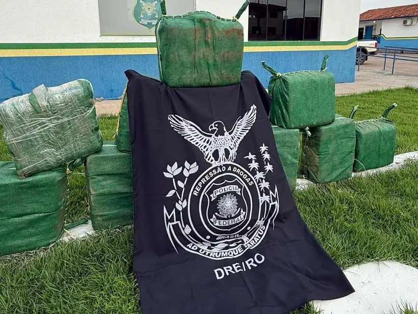 Operação da PF e PM apreende 350 kg de cocaína em Rondônia