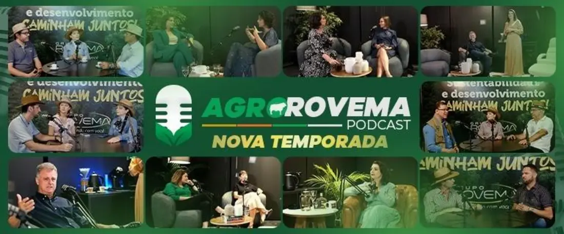 Agrorovema Podcast estreia nova temporada direto da Rondônia Rural Show