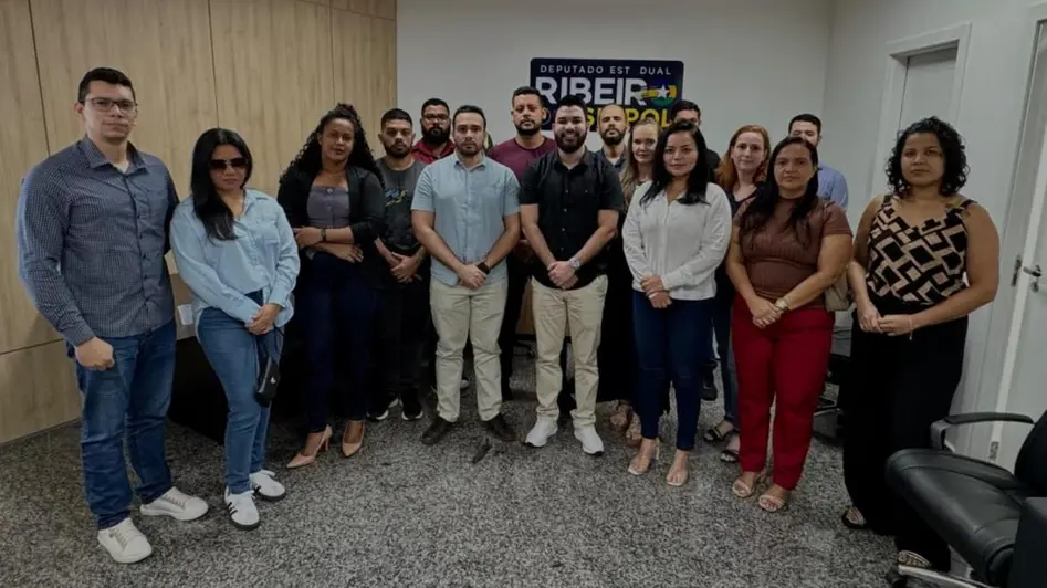 Aprovados no concurso da Polícia Civil de Rondônia se reúnem no gabinete do Deputado Ribeiro do Sinpol