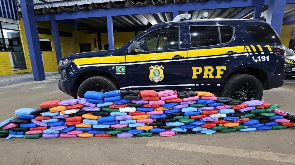 PRF apreende quase 190 kg de skunk escondidos em bebedouros na BR-364