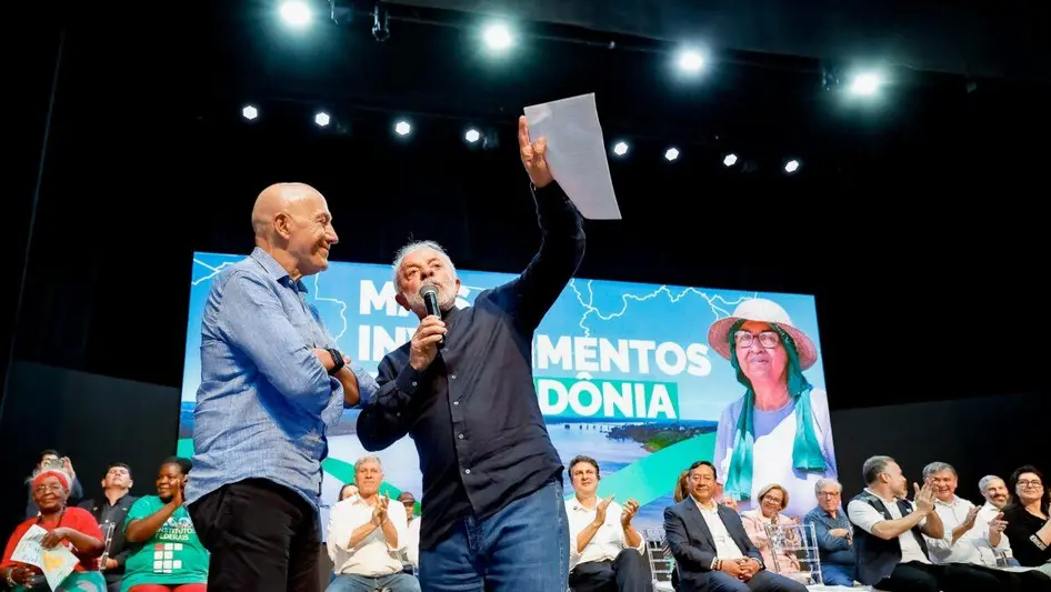 Lula visita Rondônia e destaca papel do senador Confúcio Moura em investimentos