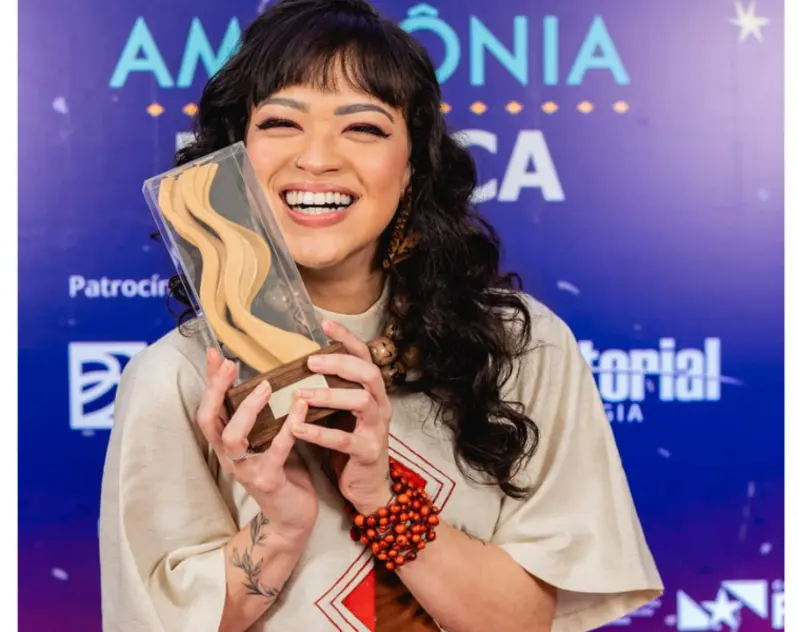 Gabriê ganha prêmio de Melhor Artista Pop no Prêmio Sebrae Amazônia de Música