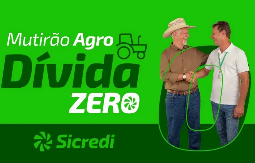 Sicredi realiza Mutirão Agro Dívida Zero para produtores até 31 de dezembro