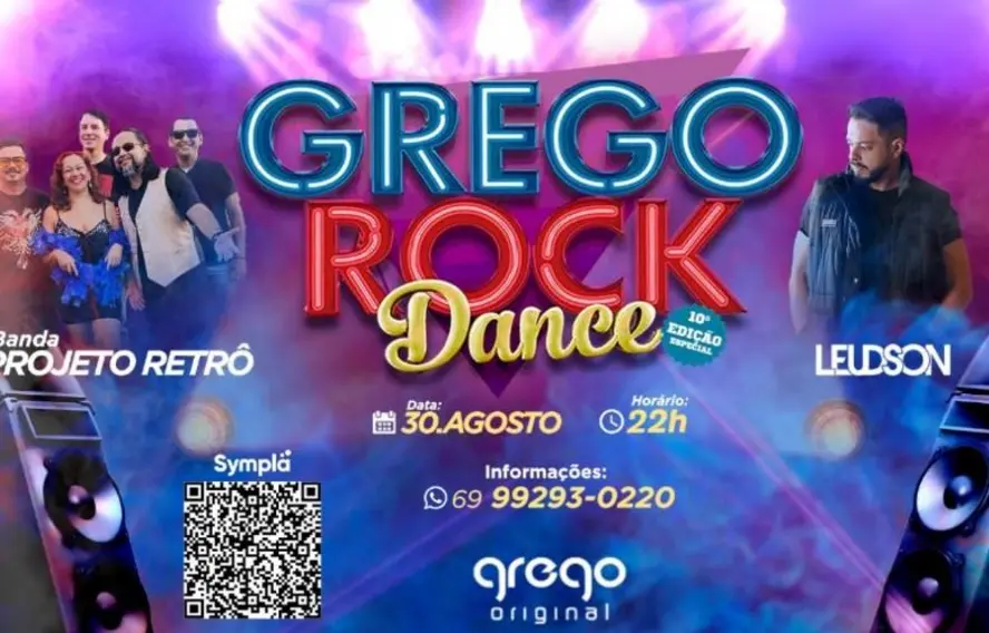 Sorteio de ingressos para a 10ª Grego Rock Dance em Porto Velho