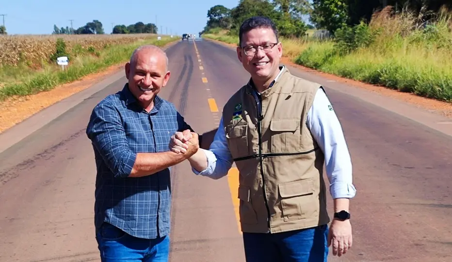 Concluída a primeira etapa da pavimentação da Rodovia do Boi em Rondônia