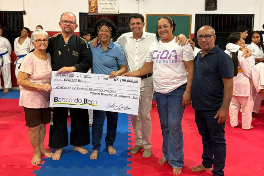 Deputada Sílvia Cristina destina R$ 100 mil para Academia de Karatê em Rolim de Moura