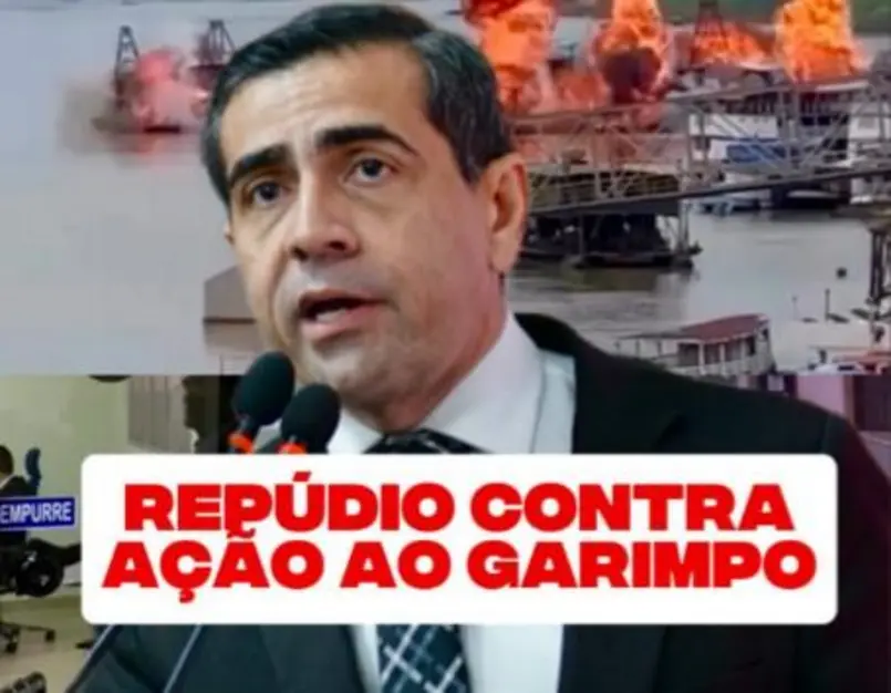 Vereador Dr. Breno Mendes protocola Moção de Repúdio a operações contra garimpo