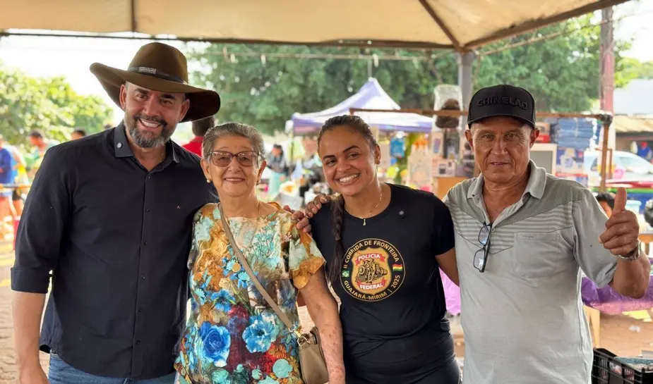 Deputada Taíssa Sousa visita feira em Guajará-Mirim após emenda de 300 mil reais