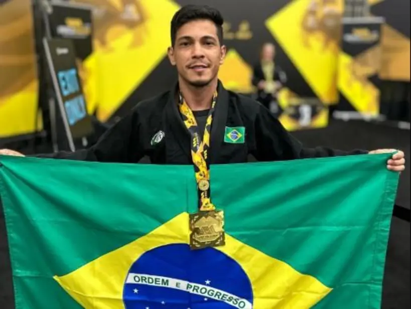 Edevaldo Neves parabeniza Ângelo Rafael por conquista no Jiu-Jitsu mundial
