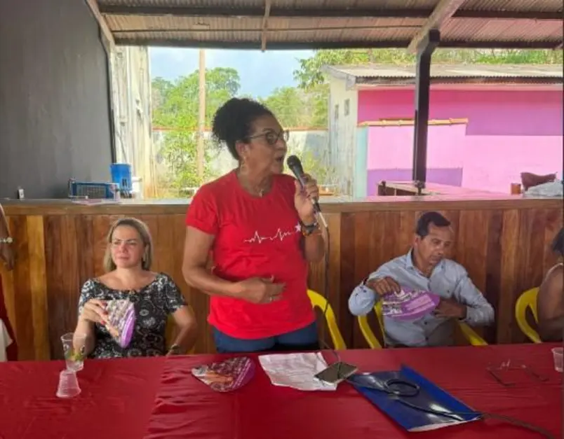 Maria Luiza inicia novo mandato como líder do PT em Pimenta Bueno