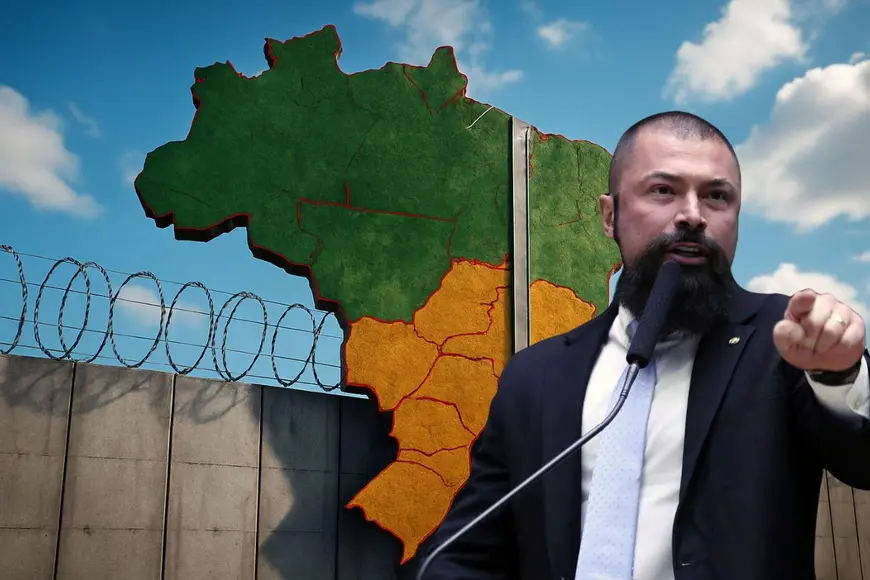 Deputado Paulo Bilinski propõe divisão do Brasil e gera polêmica entre conservadores