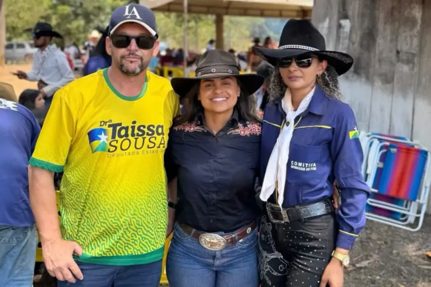 Dra Taíssa Sousa participa da 4ª Cavalgada de Itapuã do Oeste e valoriza cultura