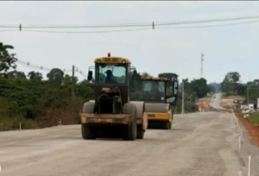 Governo avança com obras de reestruturação da BR-364 em Rondônia