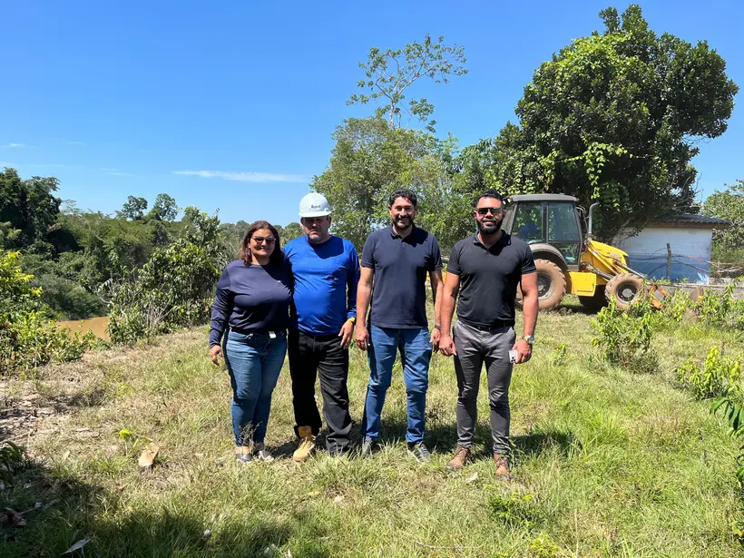 CAERD inicia obra de contenção no ponto de captação de água em Extrema
