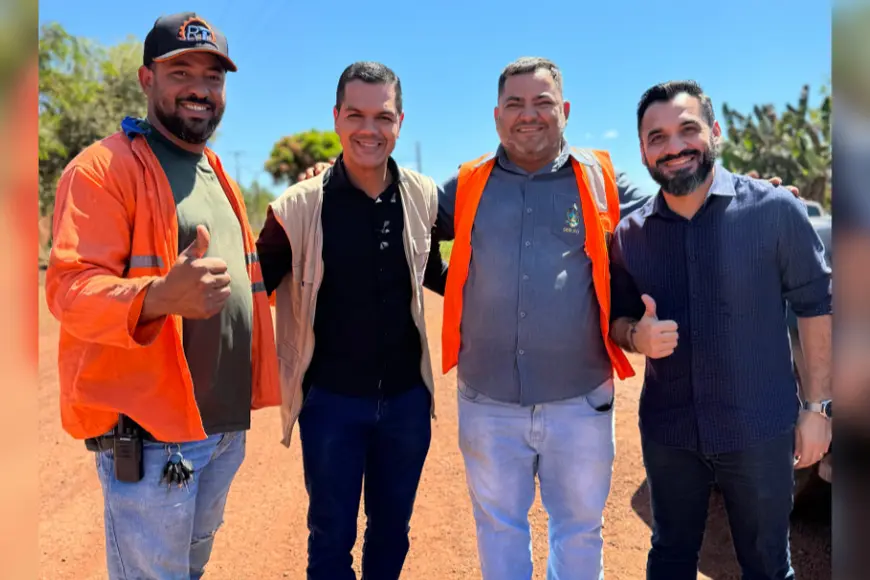 Pavimentação de ruas melhora acesso e qualidade de vida no Distrito Riozinho