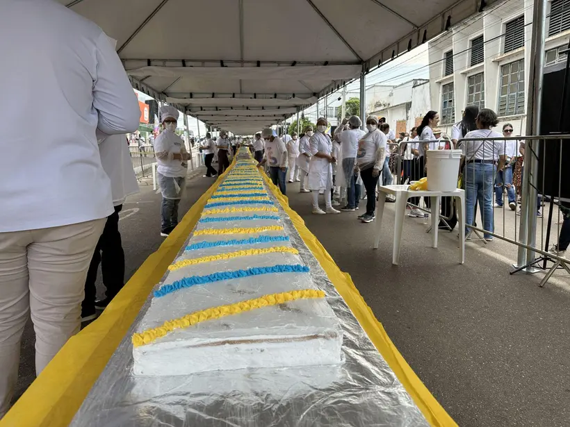 Porto Velho celebra 111 anos com distribuição do maior bolo da região Norte