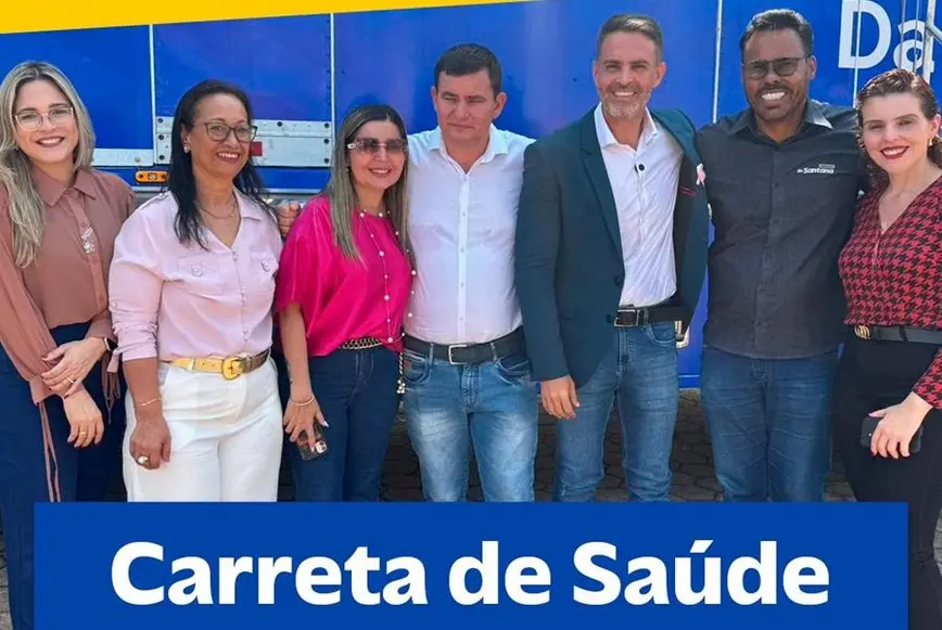 Vereador Dr Santana participa do lançamento da unidade móvel de saúde da mulher
