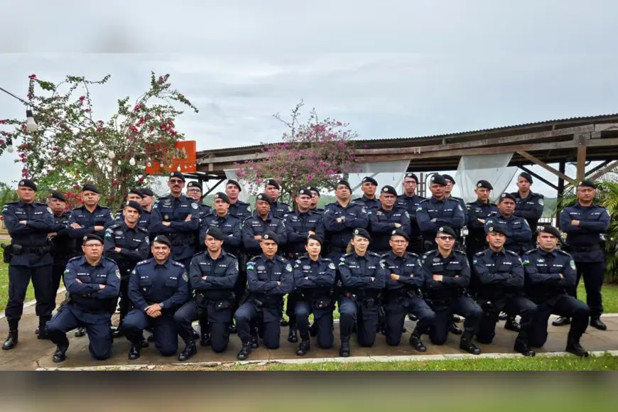 Início do estágio supervisionado de 24 futuros oficiais da PMRO em evento no 1º BPM