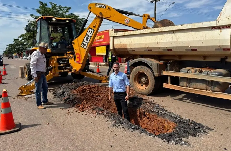 Prefeitura de Porto Velho inicia obras de drenagem na zona Leste da cidade