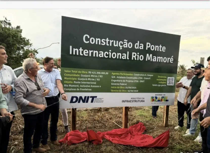 Início das obras da Ponte Binacional Brasil-Bolívia marca nova era de integração