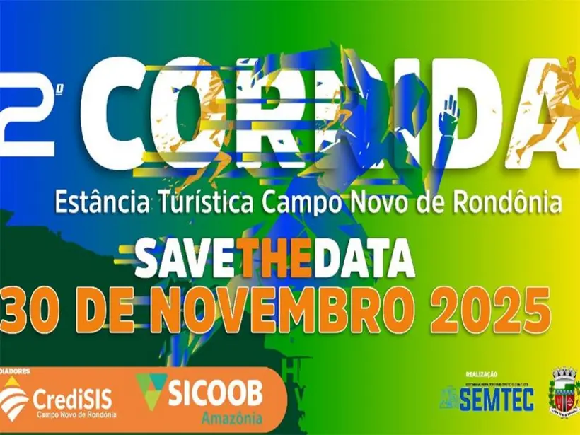 Inscrições abertas para 2ª Edição da Corrida Estância em Campo Novo de Rondônia