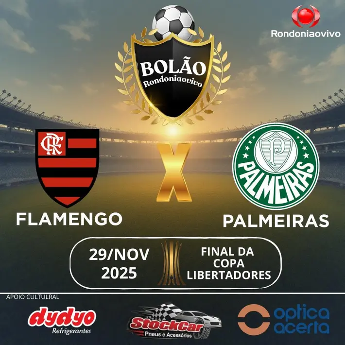 Rondoniaovivo promove bolão da final da Libertadores com prêmios especiais
