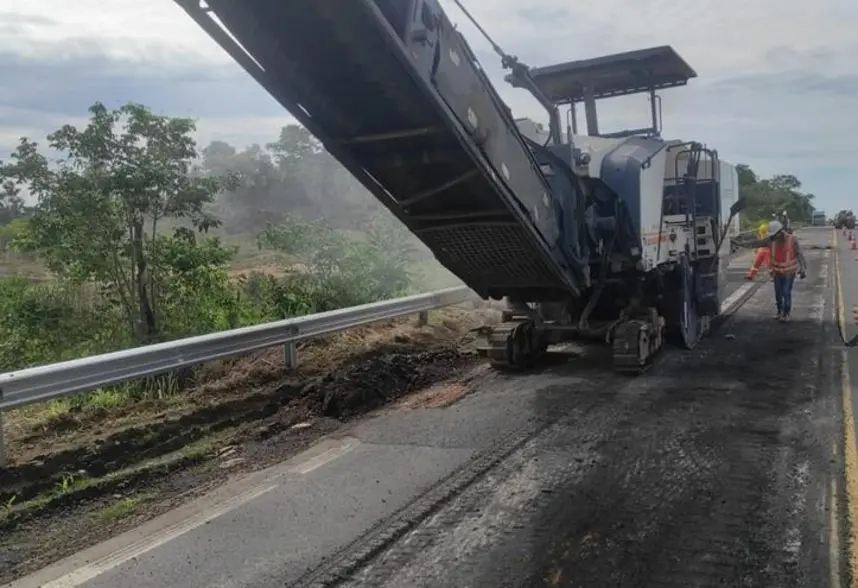 Manutenção na BR-364 incluirá fresagem e roçadas entre 1 e 6 de dezembro
