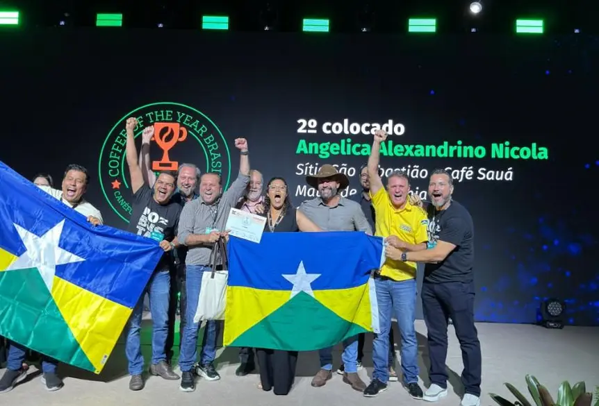 Rondônia conquista 2º lugar no Coffee of the Year 2025 em Belo Horizonte