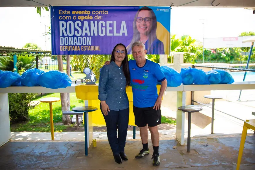 Deputada Rosangela Donadon participa da final da Copa dos Campeões do Cone Sul