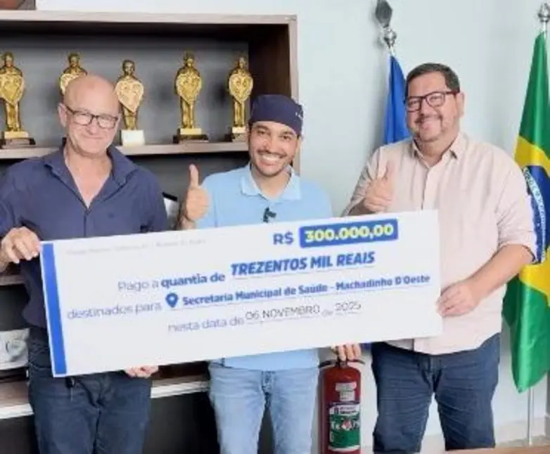 Dr Fernando Máximo destina R$ 300 mil para saúde de Machadinho D Oeste