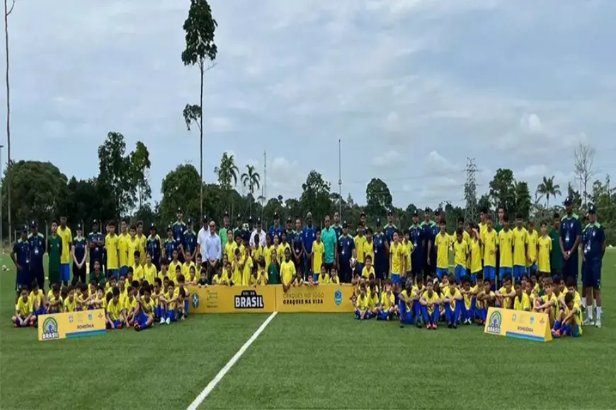 Lançamento do projeto Gol do Brasil em Porto Velho beneficia 150 crianças
