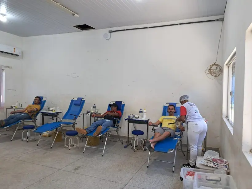 Coleta itinerante de sangue em Jacinópolis resulta em 82 bolsas doadas