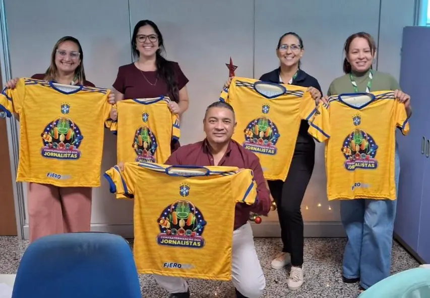 Pit Stop para retirada de camisetas da 13ª Festa de Confraternização dos Jornalistas