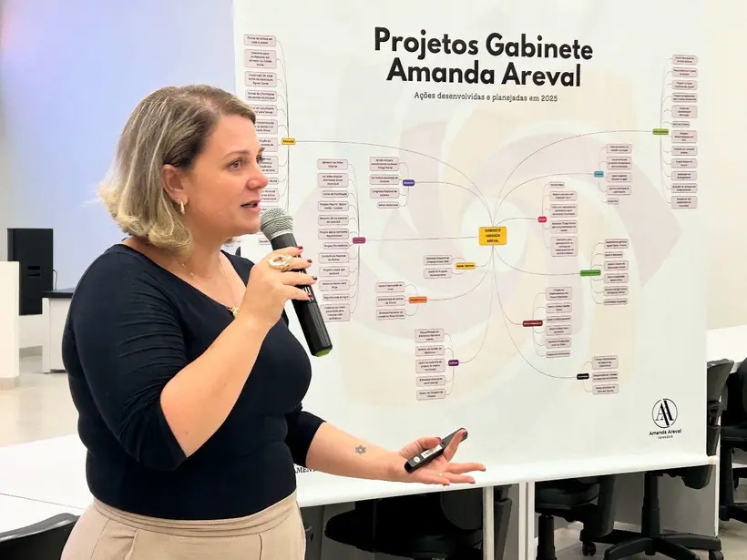 Amanda Areval encerra primeiro ano de mandato como vereadora mais produtiva de Vilhena