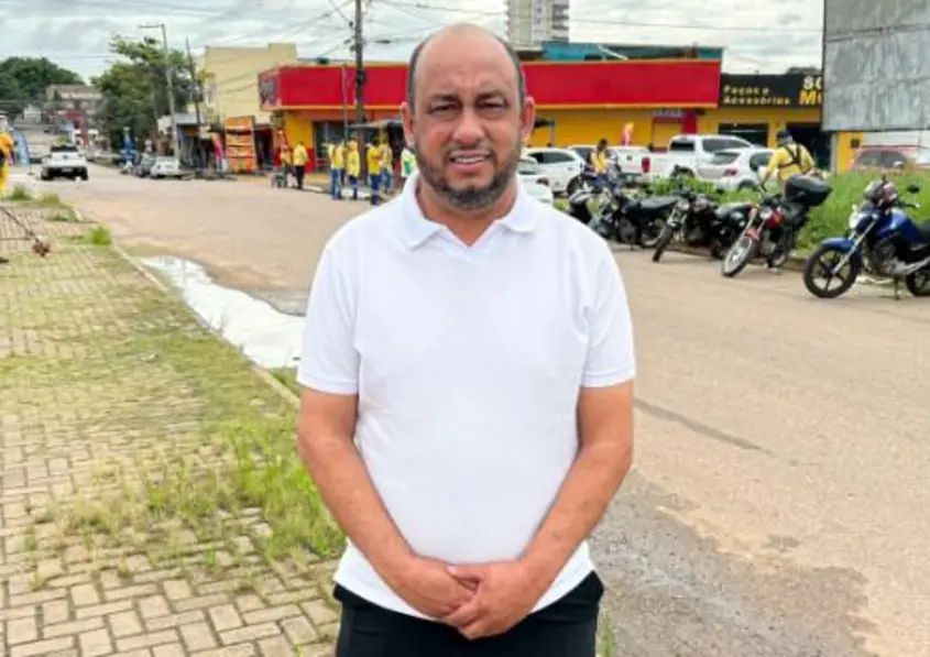 Vereador Wanoel Martins fiscaliza limpeza pública no bairro Triângulo em Porto Velho