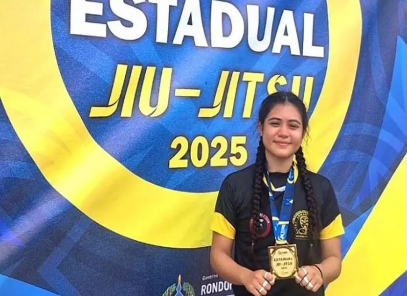 Alice Akaki conquista ouro no Campeonato Estadual de Jiu-Jitsu em Porto Velho