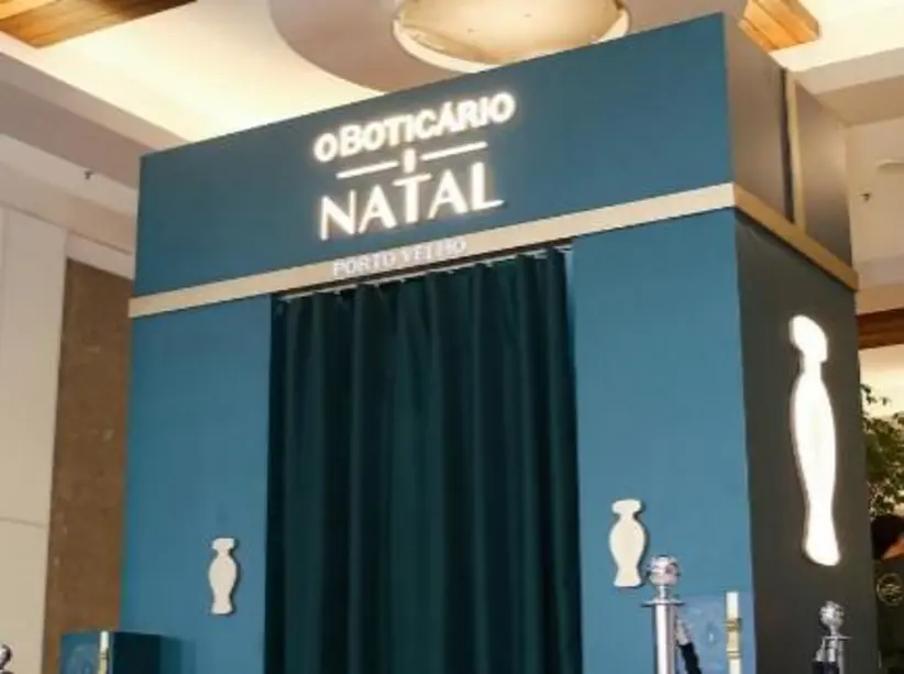 O Boticário lança ativação natalina com caixa de presente gigante em Porto Velho