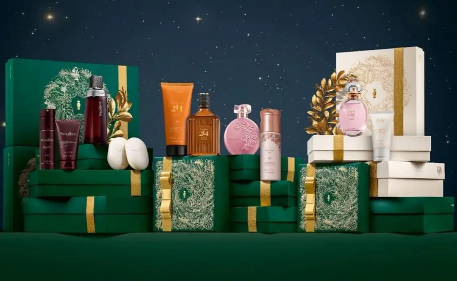 O Boticário lança 60 kits presenteáveis com até 44% de desconto para o Natal